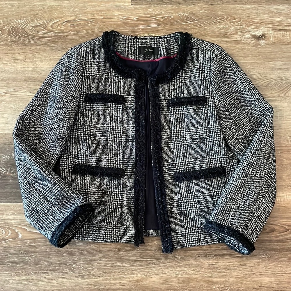 J. Crew tweed blazer
